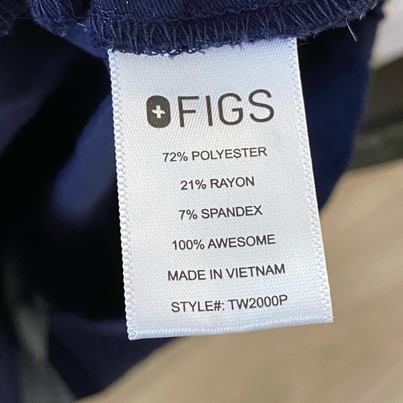 FIGS small Blue CARGO Pants - Picture 7 of 8